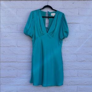 Adelyn Rae Aqua Sleeveless Dress